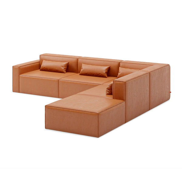 media image for mix modular 5 pc sectional right facing by gus modern ksmom5se vegcog rf 3 21