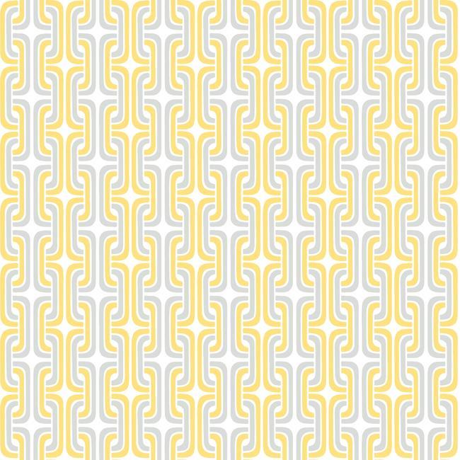 media image for Mod Lattice Peel & Stick Wallpaper in Yellow by RoomMates for York Wallcoverings 262