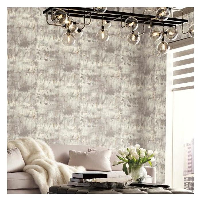 media image for Modern Art Wallpaper in Grey from the Botanical Dreams Collection by Candice Olson for York Wallcoverings 298