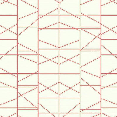 product image of sample modern perspective wallpaper in terracotta from the geometric resource collection by york wallcoverings 1 58
