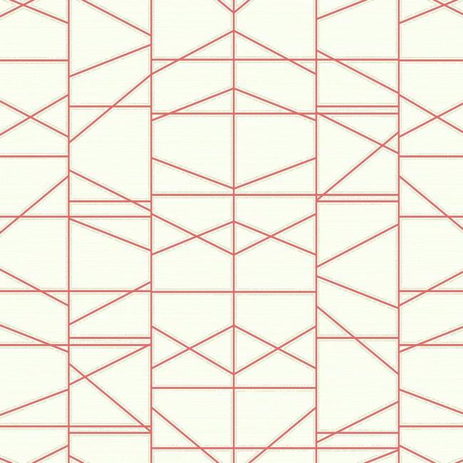 media image for sample modern perspective wallpaper in terracotta from the geometric resource collection by york wallcoverings 1 213