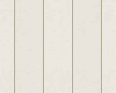 product image for Modern Stripes Large Wallpaper in Cream and Metallic design by BD Wall 83