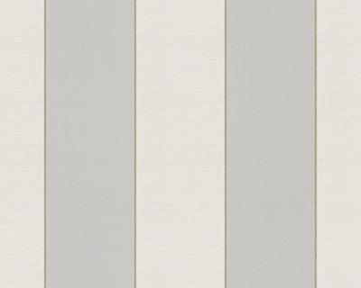 product image for Modern Stripes Large Wallpaper in Grey and Cream design by BD Wall 64