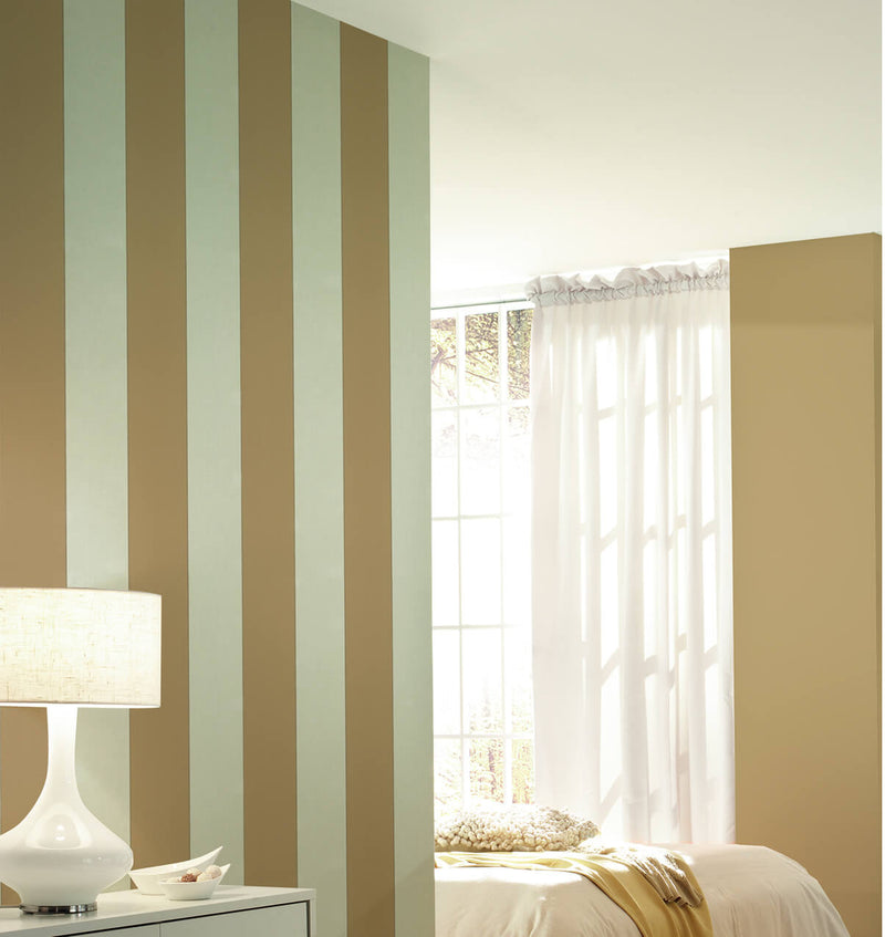 media image for Modern Stripes Large Wallpaper in Neutrals and Cream design by BD Wall 289