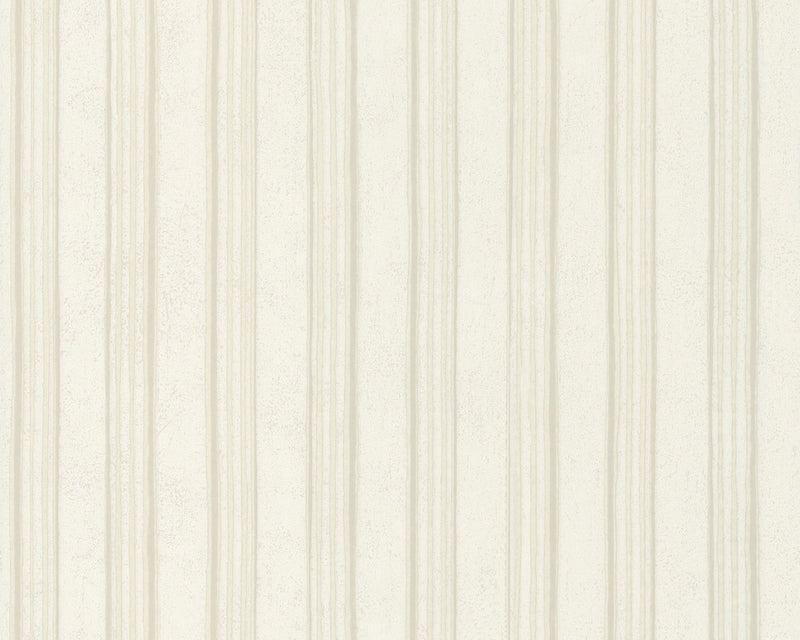 media image for Modern Stripes Wallpaper in Ivory and Beige design by BD Wall 295