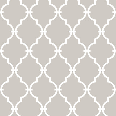 product image of sample modern trellis peel stick wallpaper in beige by roommates for york wallcoverings 1 525
