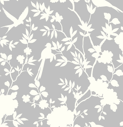 product image for Mono Toile Peel-and-Stick Wallpaper in Harbor Mist from the Luxe Haven Collection by Lillian August 75