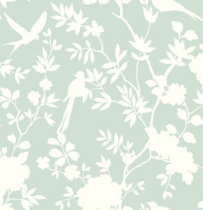 product image for Mono Toile Peel-and-Stick Wallpaper in Seaglass from the Luxe Haven Collection by Lillian August 76