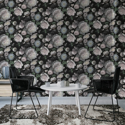 product image for Moody Floral Self-Adhesive Wallpaper by Tempaper 45