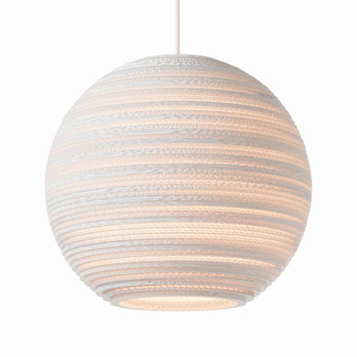 product image for Moon Scraplight Pendant White in Various Sizes 85