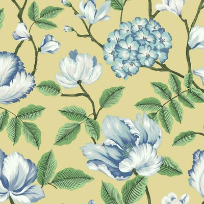 product image for Morning Garden Wallpaper in Yellow from the Grandmillennial Collection by York Wallcoverings 17