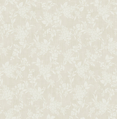 product image of sample morning trail wallpaper in beige from the spring garden collection by wallquest 1 571