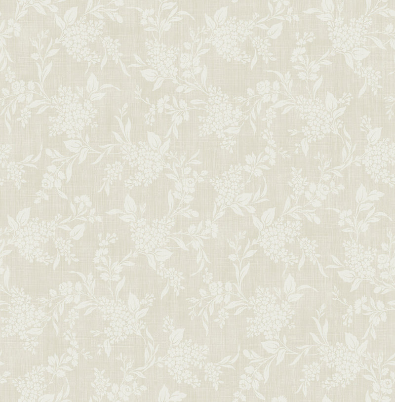 media image for sample morning trail wallpaper in beige from the spring garden collection by wallquest 1 216