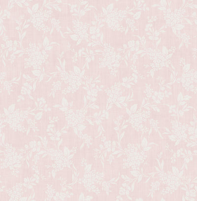 product image of Morning Trail Wallpaper in Pretty Pink from the Spring Garden Collection by Wallquest 599