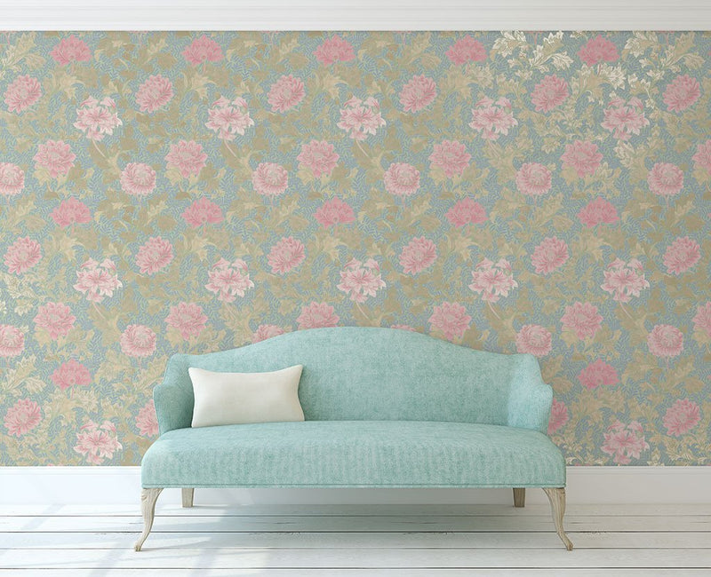 media image for Morrissey Flower Wallpaper from the Sanctuary Collection by Mayflower Wallpaper 252