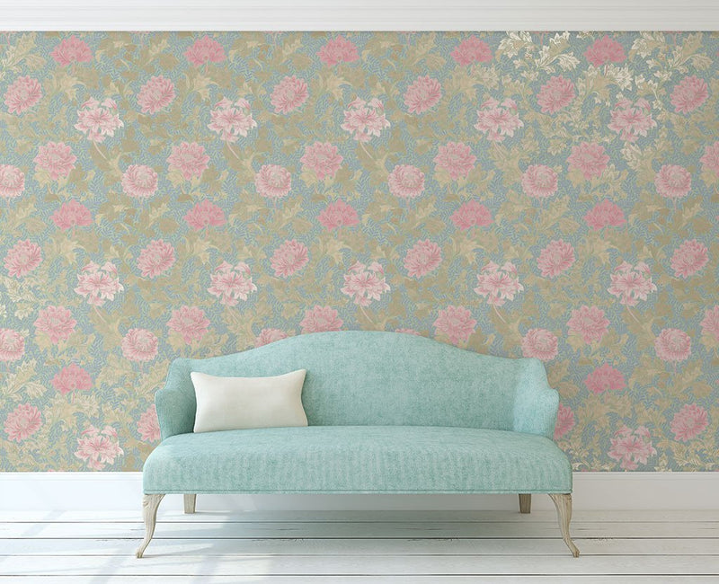 media image for Morrissey Flower Wallpaper from the Sanctuary Collection by Mayflower Wallpaper 248