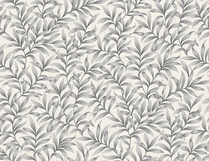 media image for Morrissey Leaf Wallpaper in Pewter from the Sanctuary Collection by Mayflower Wallpaper 261