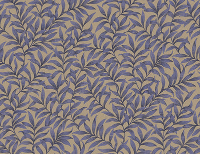 product image of sample morrissey leaf wallpaper in plum from the sanctuary collection by mayflower wallpaper 1 553