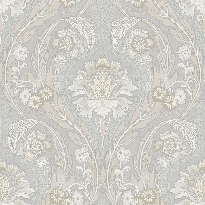 media image for sample morrissey wallpaper in platinum from the sanctuary collection by mayflower wallpaper 1 258