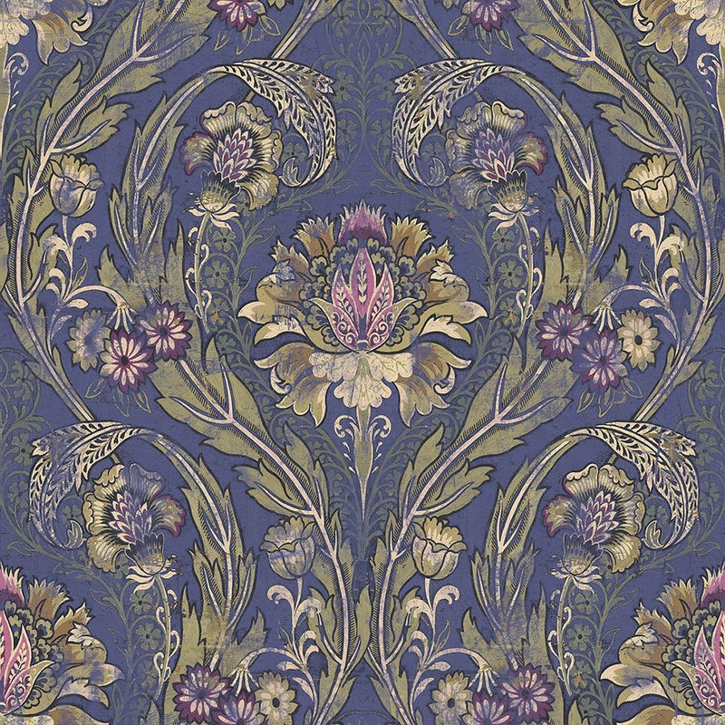 media image for Morrissey Wallpaper in Plum from the Sanctuary Collection by Mayflower Wallpaper 234