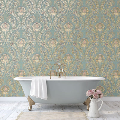 product image for Morrissey Wallpaper in Thunderbird from the Sanctuary Collection by Mayflower Wallpaper 54