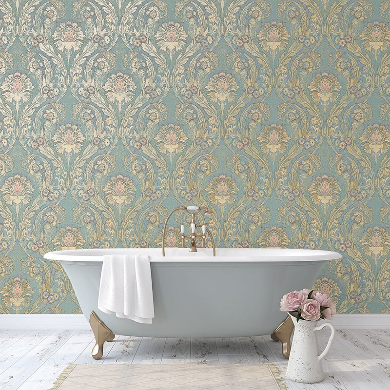 media image for Morrissey Wallpaper in Thunderbird from the Sanctuary Collection by Mayflower Wallpaper 299