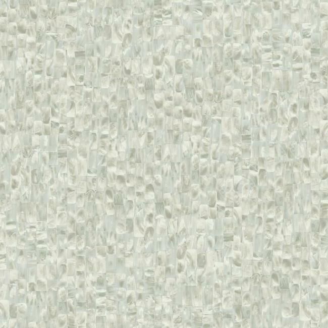 media image for sample mother of pearl peel stick wallpaper in neutral from the stonecraft collection by york wallcoverings 1 242