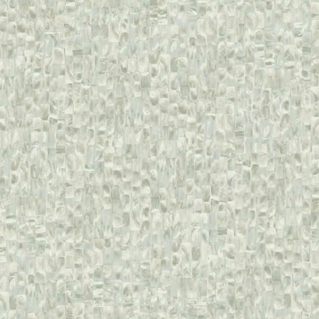 media image for sample mother of pearl peel stick wallpaper in neutral from the stonecraft collection by york wallcoverings 1 264
