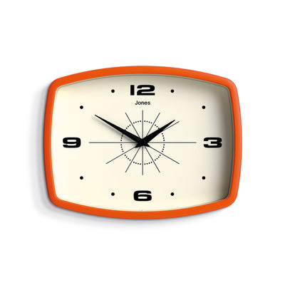 product image for Jones Movie Wall Clock in Orange 18