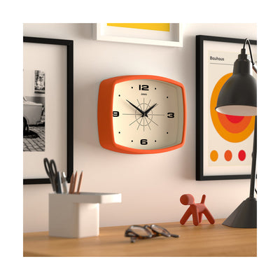 product image for Jones Movie Wall Clock in Orange 75