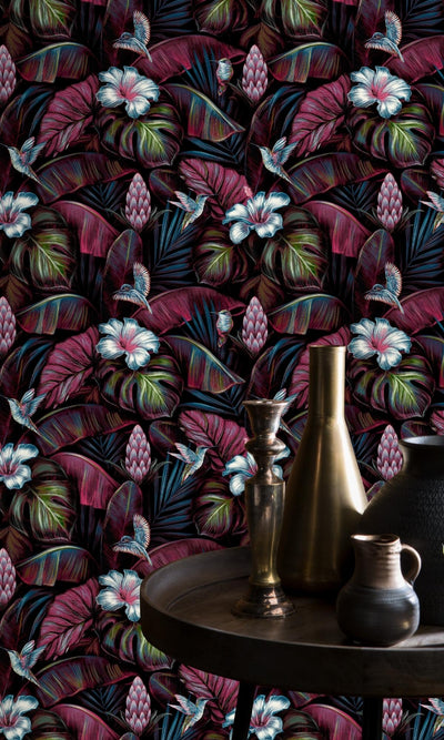 product image for Samana Floral Jungle Multi Wallpaper by Walls Republic 64