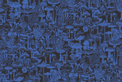 product image for Mushroom City Wallpaper in Asteroid design by Aimee Wilder 58
