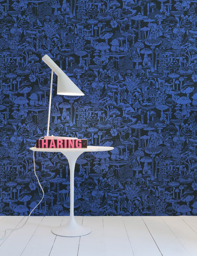 product image for Mushroom City Wallpaper in Asteroid design by Aimee Wilder 14