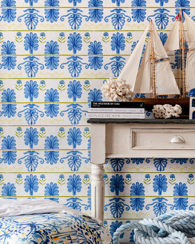 product image for Mykonos Villa Motif Wallpaper from the Sundance Villa Collection by Mind the Gap 53