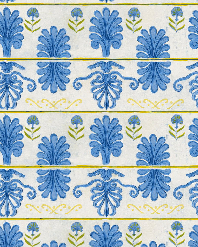 media image for sample mykonos villa motif wallpaper in white sand from the sundance villa collection by mind the gap 1 280