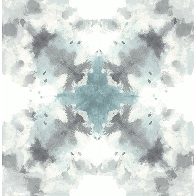 product image of sample mysterious abstract wallpaper in teal from the moonlight collection by brewster home fashions 1 586