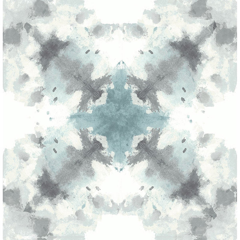 media image for sample mysterious abstract wallpaper in teal from the moonlight collection by brewster home fashions 1 22
