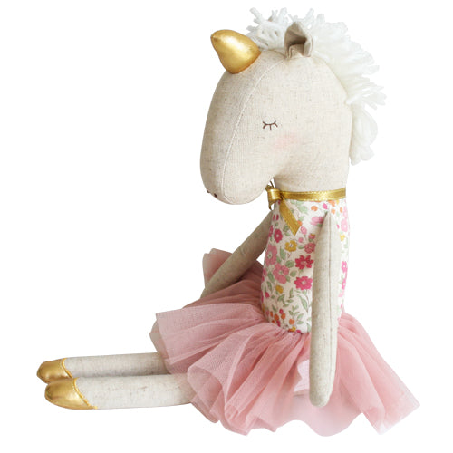 media image for yvette unicorn doll rose garden 1 25