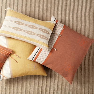 product image for Navida Parvati Down Mauve & Terracotta Pillow 5 48