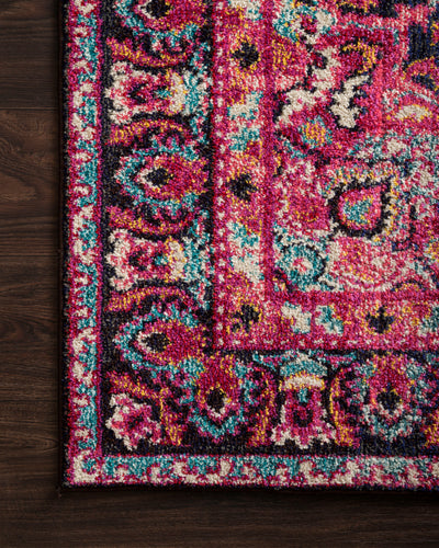 product image for Nadia Rug in Midnight / Pink by Loloi II 3