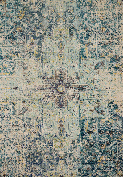 product image for Nadia Rug in Aqua / Navy by Loloi II 2