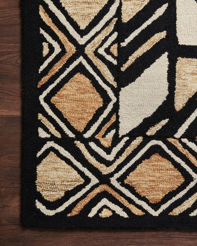 product image for Nala Rug in Black / Beige by Loloi 77