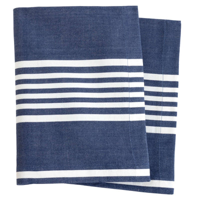 product image of bistro stripe indigo napkin by annie selke fr460 np4 1 519