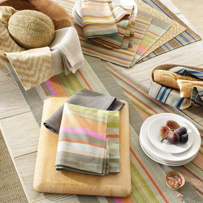 product image for stone soup stripe napkin by annie selke fr482 np4 3 72