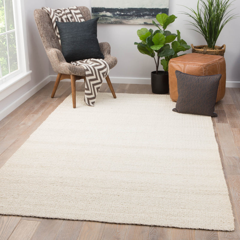 media image for hutton natural solid white area rug by jaipur living 3 220