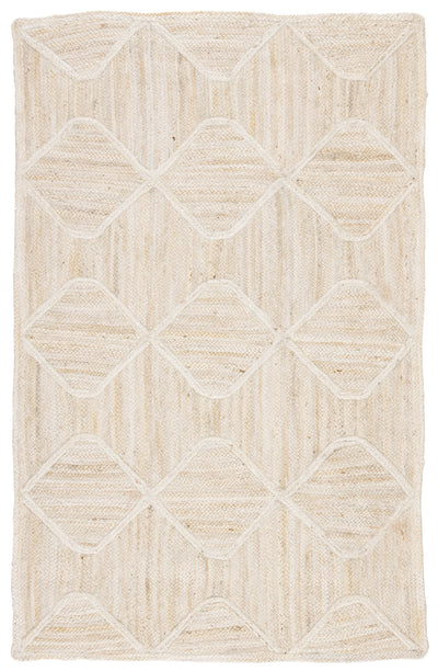 product image for sisal bow natural trellis ivory beige design by jaipur 1 22