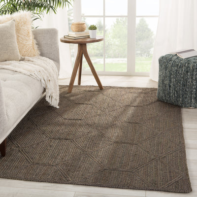 product image for Ponce Natural Trellis Brown/ Gray Rug by Jaipur Living 50