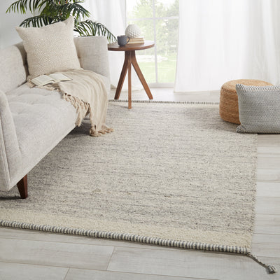 product image for gila handmade border gray ivory rug by jaipur living 6 10