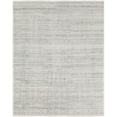 product image of Nobility NBI-2300 Hand Knotted Rug in Teal & White by Surya 520