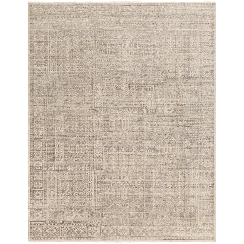 media image for Nobility NBI-2301 Hand Knotted Rug in Beige & Taupe by Surya 246